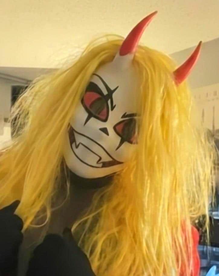 DEMON MODE Charlie Morningstar 3D Printed Cosplay Mask
