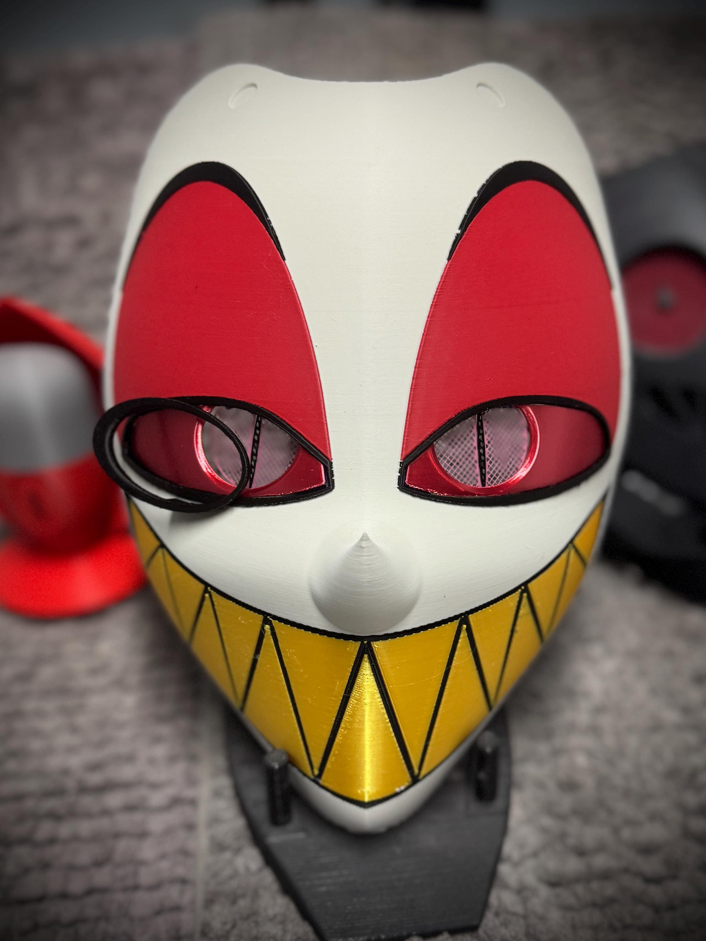 Alastor Inspired Mask from Hazbin Hotel
