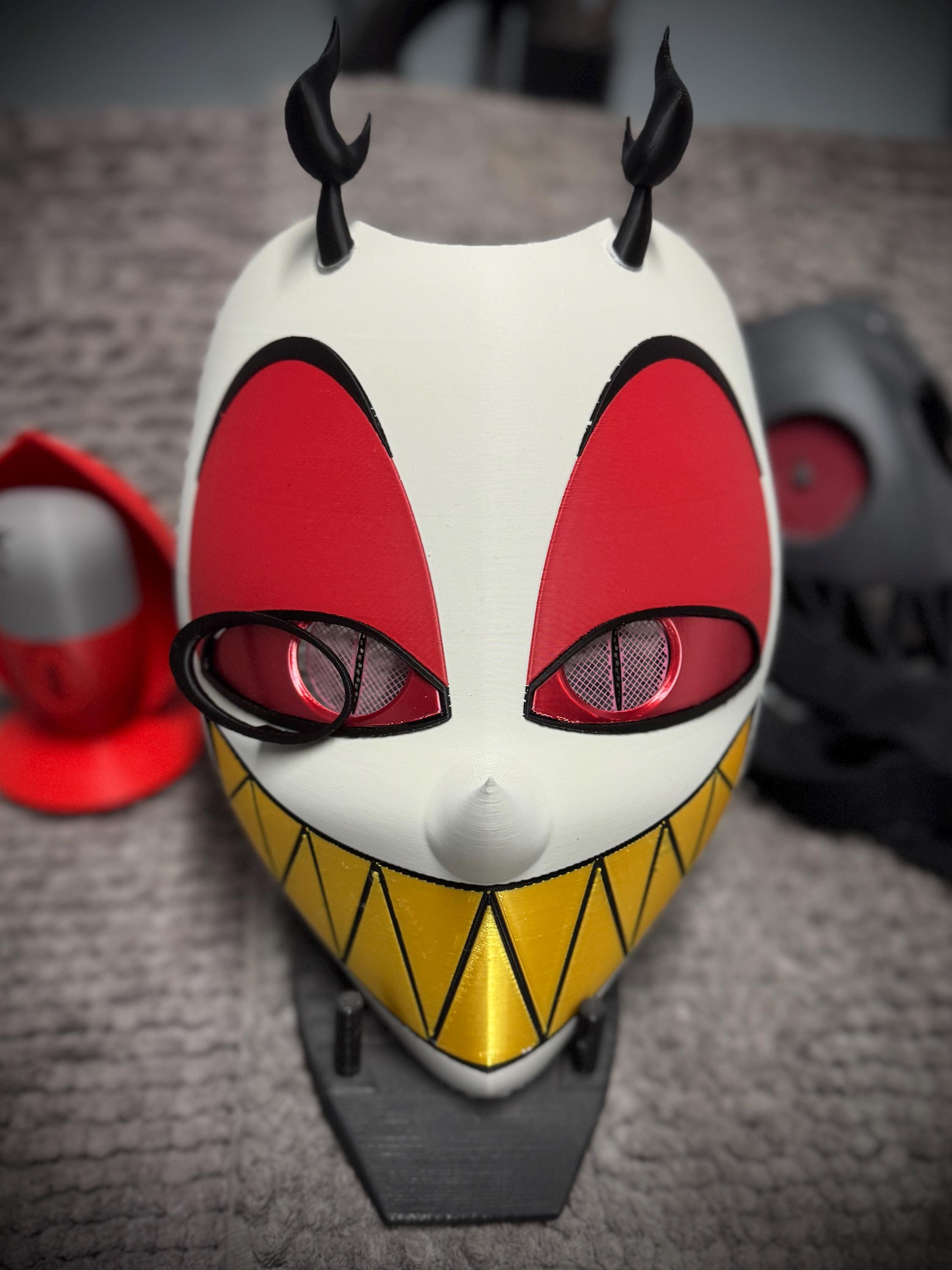 Alastor Inspired Mask from Hazbin Hotel