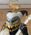 Adams's Exorcist Commander Helmet with Swappable Faceplates and Horns Modular Design