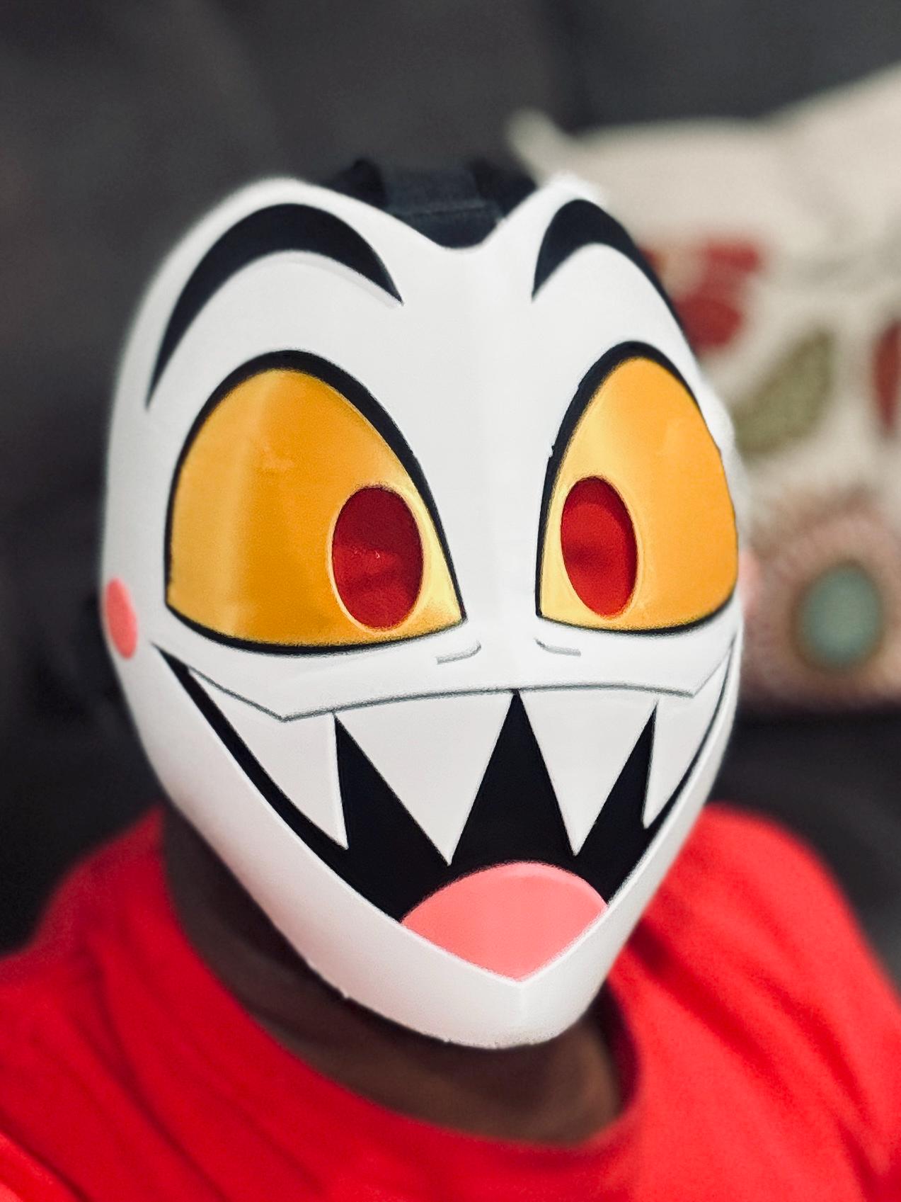 Lucifer Morningstar Mask Inspired from Hazbin Hotel