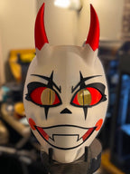 DEMON MODE Charlie Morningstar 3D Printed Cosplay Mask