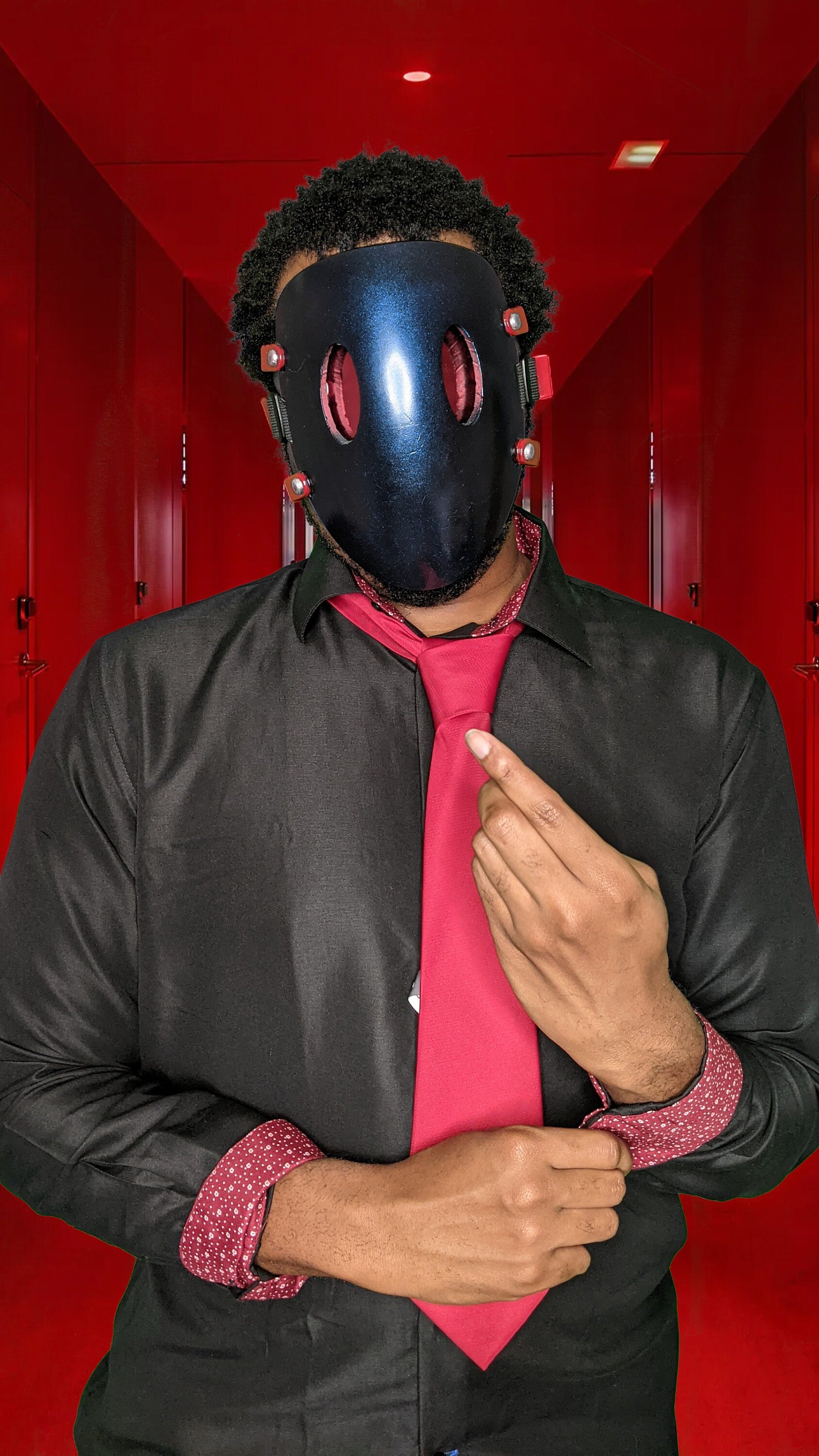 High-Rise Invasion Inspired Mask
