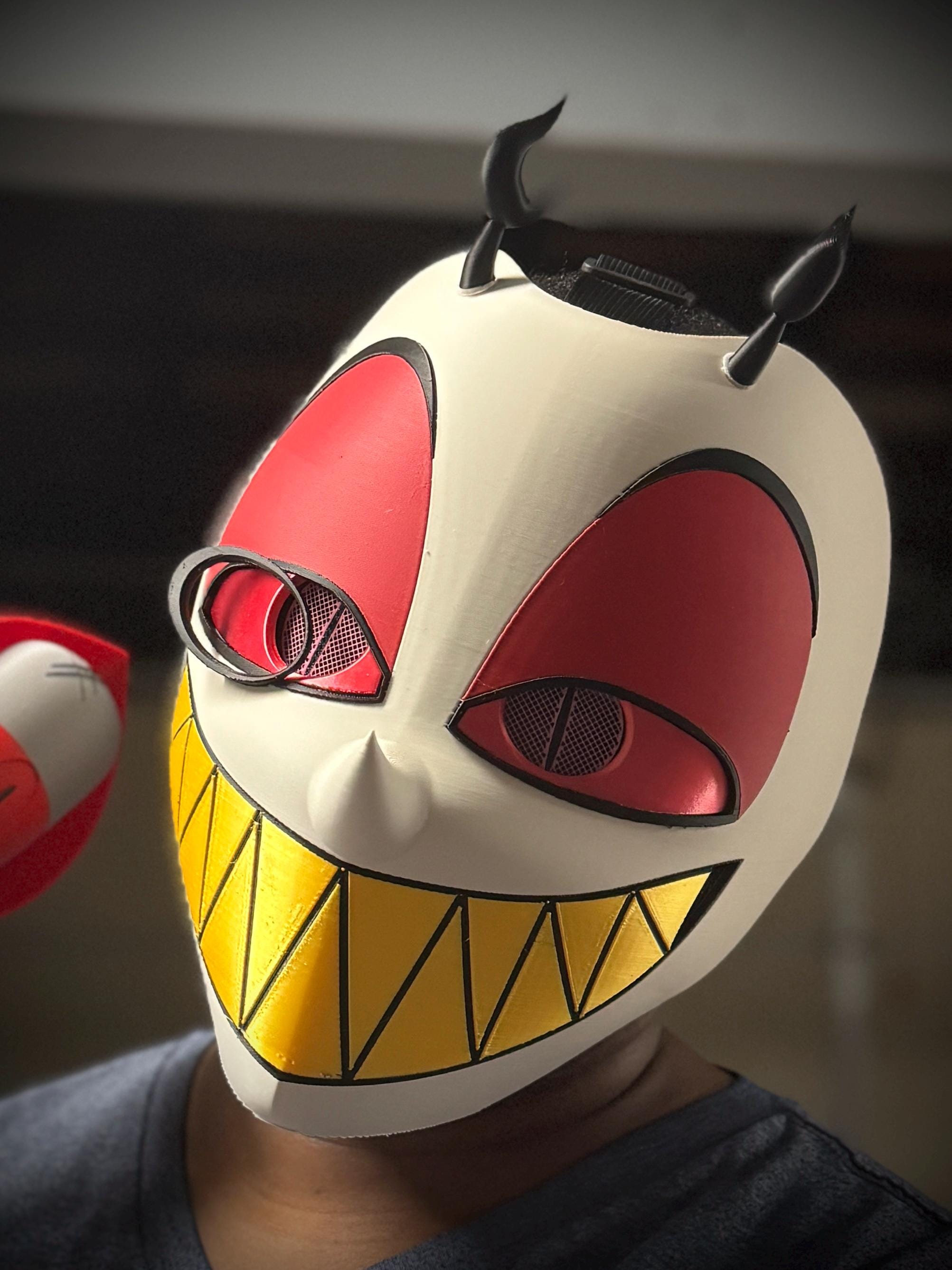 Alastor Inspired Mask from Hazbin Hotel