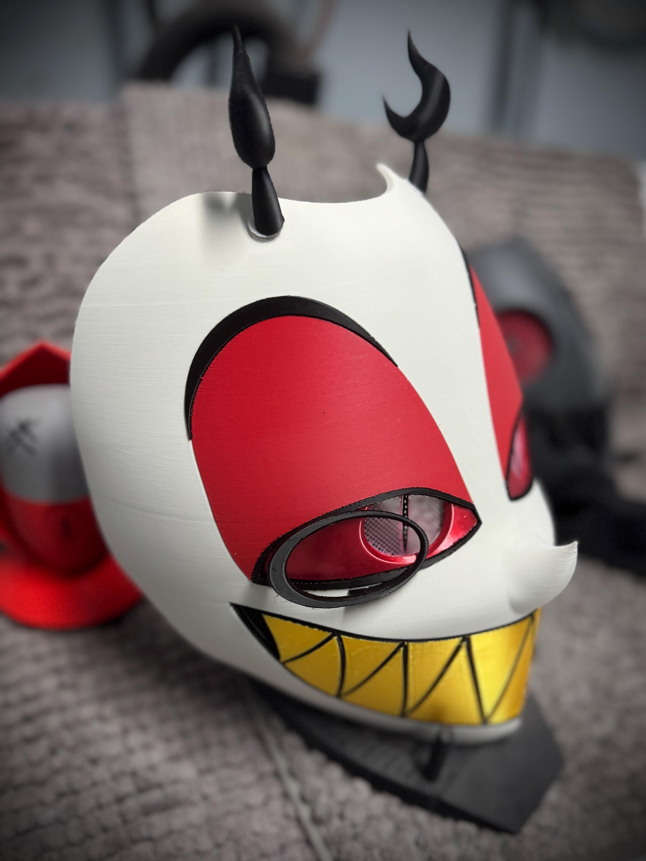 Alastor Inspired Mask from Hazbin Hotel