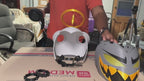 Adams's Exorcist Commander Helmet with Swappable Faceplates and Horns Modular Design