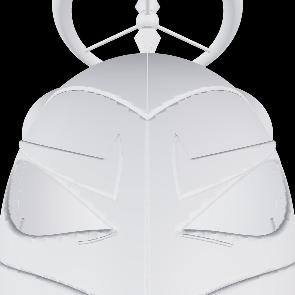 Adams's Exorcist Commander Helmet with Swappable Faceplates and Horns Modular Design